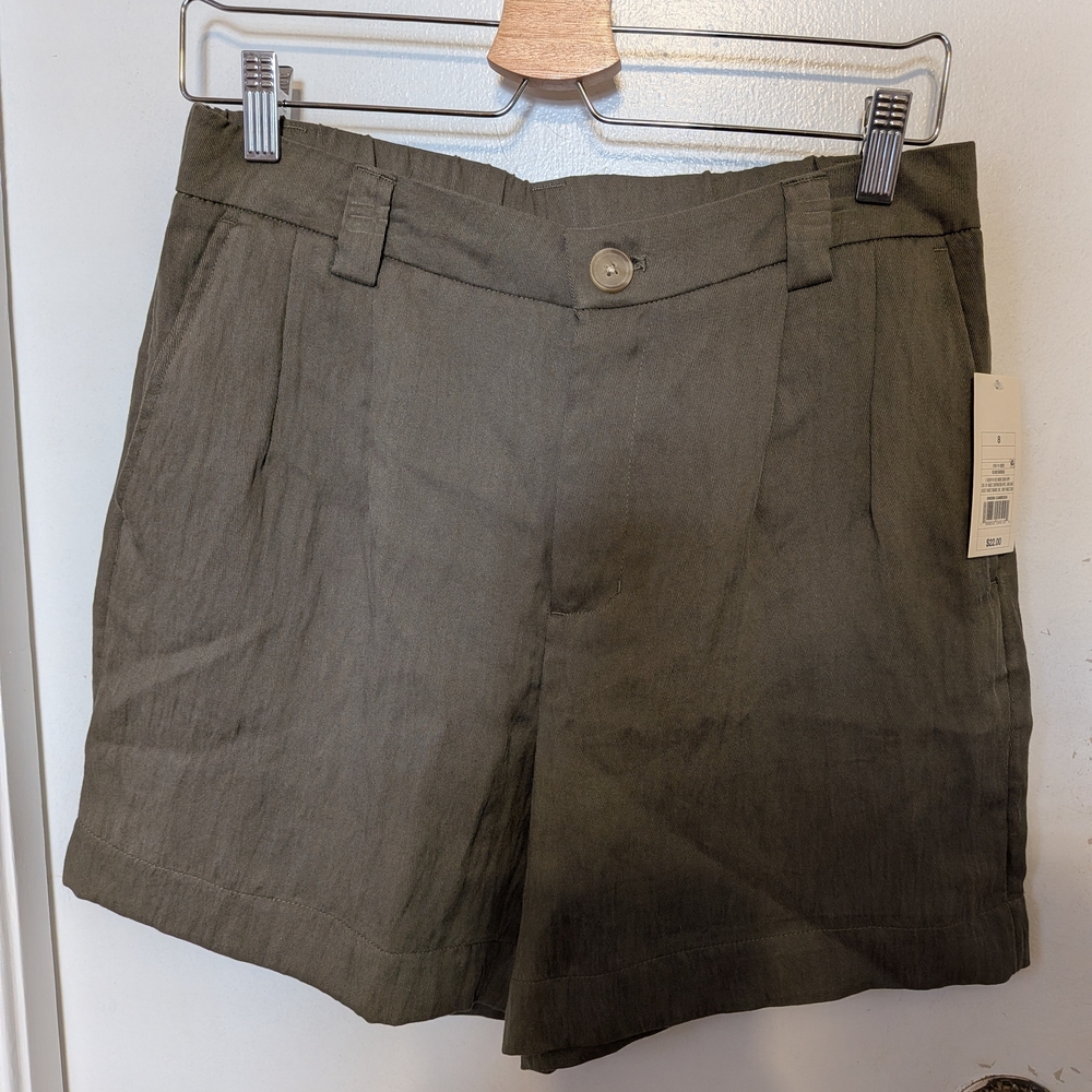 Olive Green Women's Shorts